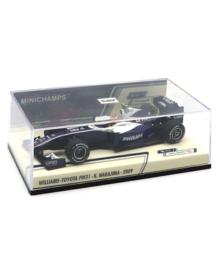 【海外並行品】ミニチャンプス 1/43スケール ウィリアムズ トヨタ FW31 中嶋一貴 2009年