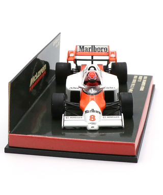 【海外並行品】ミニチャンプス 1/43スケール マクラーレン MP4/2 ニキ・ラウダ 1984年ワールドチャンピオン マルボロデカールカスタム