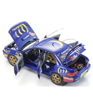 【30%オフセール】京商 1/18スケール スバル インプレッサ 1995年 WRC モンテカルロ ラリー /msa