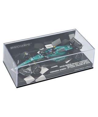 ミニチャンプス 1/43スケール アストンマーチン アラムコ コグ二ザント F1 チーム AMR23 フェルナンド・アロンソ 2023年 バーレーンGP 3位入賞 /23f1m/msl