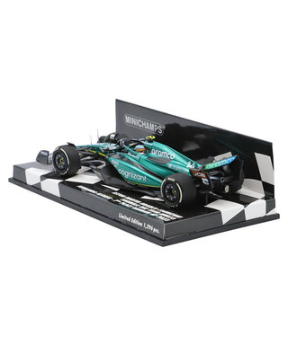 ミニチャンプス 1/43スケール アストンマーチン アラムコ コグ二ザント F1 チーム AMR23 フェルナンド・アロンソ 2023年 バーレーンGP 3位入賞 /23f1m/msl