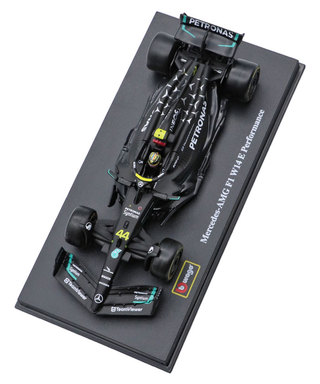 ブラゴ 1/43スケール メルセデス AMG ペトロナス F1 W14 E パフォーマンス ルイス・ハミルトン 2023年（ドライバー付属）/23f1m