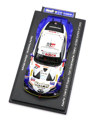 スパーク 1/43スケール キーパー トムス GR スープラ TGR TEAM KeePer TOMS NO.37 サッシャ・フェネストラズ / 宮田莉朋 GT500 スーパーGT 2022年 /msl