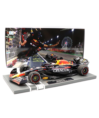 フェルスタッペン別注 ミニチャンプス 1/18スケール オラクル レッドブル レーシング ホンダ RB19 マックス・フェルスタッペン 2023年 バーレーンGP 優勝 /ARB/23f1m