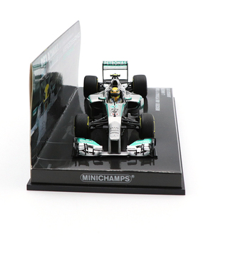 【海外並行品】MBA別注 ミニチャンプス 1/43スケール メルセデスAMGペトロナス F1チーム　ルイス・ハミルトン 2013年ショーカー