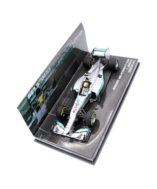 【海外並行品】MBA別注 ミニチャンプス 1/43スケール メルセデスAMGペトロナス F1チーム　ルイス・ハミルトン 2013年ショーカー