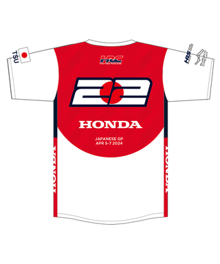 角田裕毅 x HRC Honda RACING コラボ Tシャツ 日の丸 2024