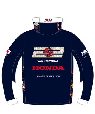 角田裕毅 x HRC Honda RACING コラボ フーディー 和柄 2024