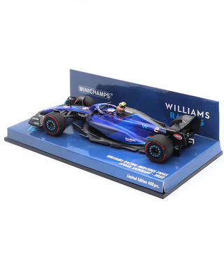 【30%オフセール】ミニチャンプス 1/43スケール ウィリアムズ レーシング FW45 ローガン・サージェント 2023年 /23f1m