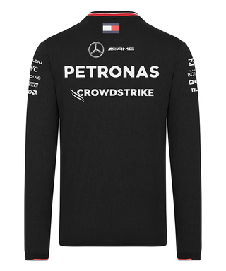 メルセデス AMG ペトロナス F1 チーム  ロングスリーブ Tシャツ ブラック 2024 /TM-W