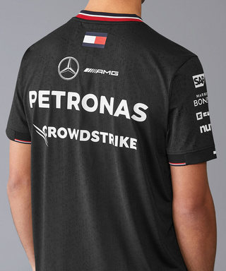 メルセデス AMG ペトロナス F1 チーム  ドライバー Tシャツ ブラック 2024 /TM-W