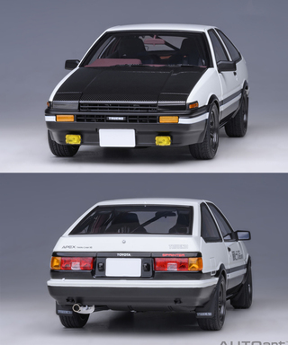 オートアート 1/18スケール トヨタ スプリンター トレノ (AE86) 『頭文字D』 プロジェクトD ファイナルバージョン/msl