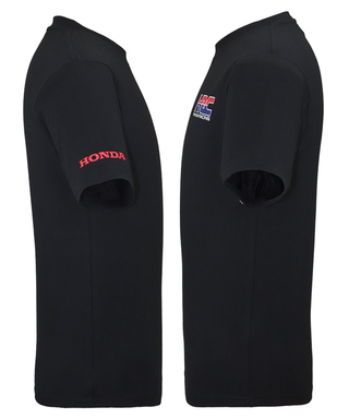 HRC Honda RACING Tシャツ Vertical ブラック