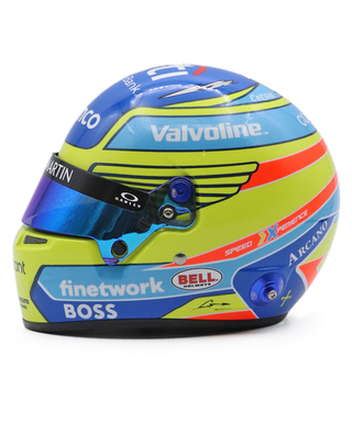 【30%オフセール】SPORTS MINI LINE 1/2スケール フェルナンド・アロンソ 2024年 アストンマーチン ヘルメット /msl