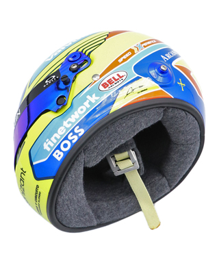 【30%オフセール】SPORTS MINI LINE 1/2スケール フェルナンド・アロンソ 2024年 アストンマーチン ヘルメット /msl
