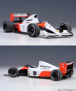 オートアート 1/18スケール マクラーレン ホンダ MP4/6 アイルトン・セナ 1991年 日本GP マクラーレンロゴ入り