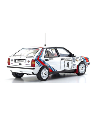 【30%オフセール】京商 1/18スケール ランチア デルタ HF 4WD No.4 チームランチア マルティニ 1987年 1000湖 /msl