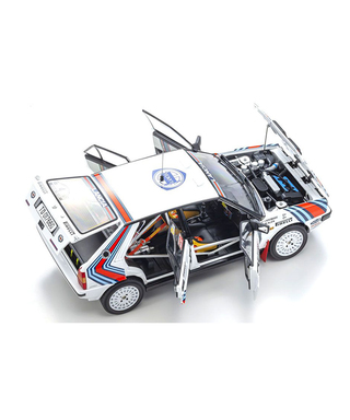 【30%オフセール】京商 1/18スケール ランチア デルタ HF 4WD No.4 チームランチア マルティニ 1987年 1000湖 /msl