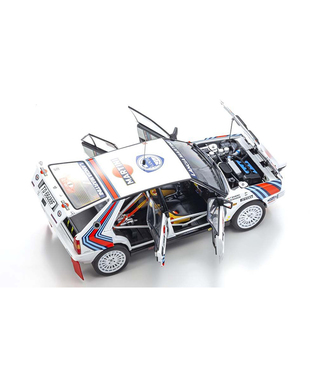 【30%オフセール】京商 1/18スケール ランチア デルタ HF 4WD No.6 チームランチア マルティニ 1987年 モンテカルロ ラリー /msl