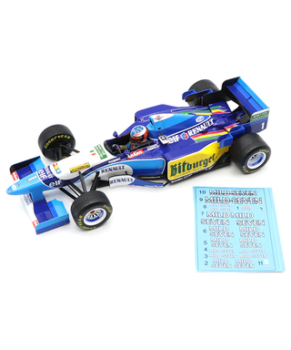 ミニチャンプス 1/18スケール ベネトン ルノー B195 ミハエル･シューマッハ 1995年 日本GP ウィナー レインタイヤ仕様 /msl