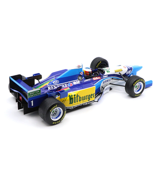 ミニチャンプス 1/18スケール ベネトン ルノー B195 ミハエル･シューマッハ 1995年 日本GP ウィナー レインタイヤ仕様 /msl