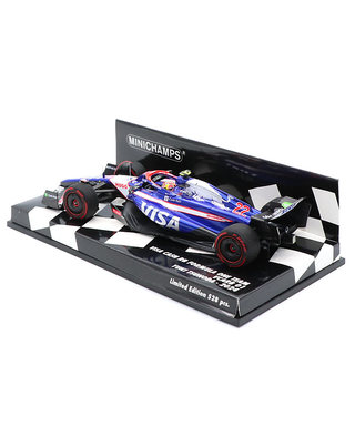 ミニチャンプス 1/43スケール VISA CASH APP RB F1 ホンダ VCARB 01 角田裕毅 2024年 /24f1m