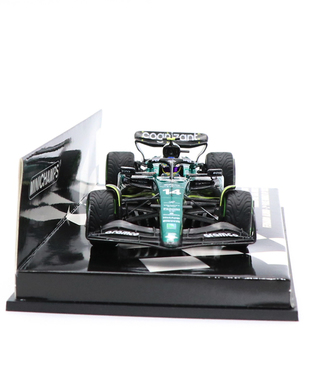 ミニチャンプス 1/43スケール アストンマーチン アラムコ コグ二ザント F1 チーム AMR23 フェルナンド・アロンソ 2023年 モナコGP 2位入賞/23f1m/msl