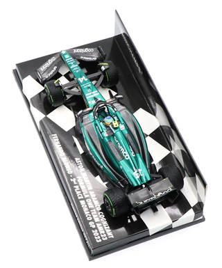 ミニチャンプス 1/43スケール アストンマーチン アラムコ コグ二ザント F1 チーム AMR23 フェルナンド・アロンソ 2023年 モナコGP 2位入賞/23f1m/msl