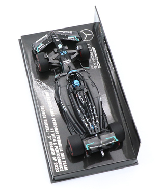 ミニチャンプス 1/43スケール メルセデス AMG ペトロナス F1 W14 E パフォーマンス ジョージ・ラッセル 2023年 スペインGP 3位入賞 /23f1m/msl