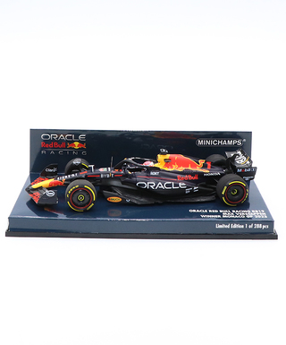 ミニチャンプス 1/43スケール オラクル レッドブル レーシング ホンダ RB19 マックス・フェルスタッペン 2023年 モナコGP 優勝 /ARB/23f1m/msl