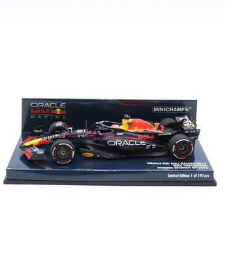 ミニチャンプス 1/43スケール オラクル レッドブル レーシング ホンダ RB19 マックス・フェルスタッペン 2023年 スペインGP 優勝 /ARB/23f1m/msl