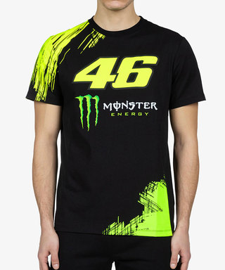 【50%オフセール】バレンティーノ・ロッシ VR46 モンスターエナジー Tシャツ /FN-W