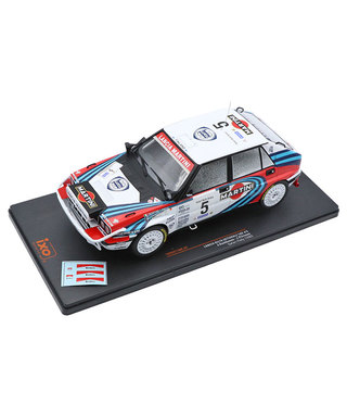 【30%オフセール】イクソ 1/18スケール ランチア デルタ インテグラーレ 16V NO.5 1990年 サファリ ラリー /msl