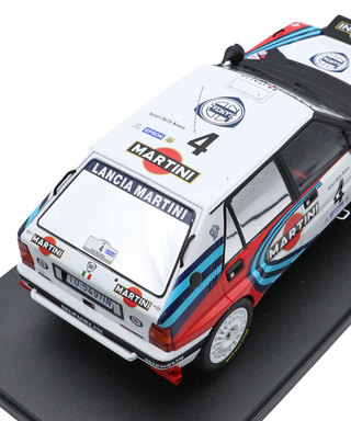 【30%オフセール】イクソ 1/18スケール ランチア デルタ インテグラーレ 16V NO.4 1990年 サファリ ラリー /msl