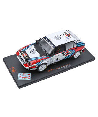 【30%オフセール】イクソ 1/18スケール ランチア デルタ インテグラーレ 16V NO.2 1990年 サファリ ラリー /msl