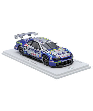 スパーク 1/43スケール ザナヴィ ヒロト 日産 スカイライン GT-R (R34) NO.22 ミハエル・クルム / 田中哲也 2001年 JGTC GT500 /msl