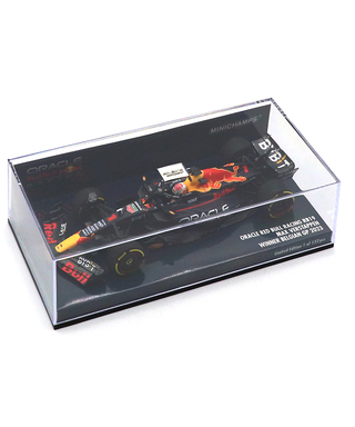 ミニチャンプス 1/43スケール オラクル レッドブル レーシング ホンダ RB19 マックス・フェルスタッペン 2023年 ベルギーGP 優勝 /ARB/23f1m/msl