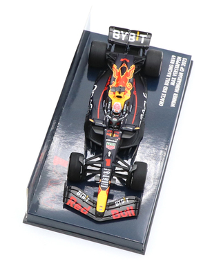 ミニチャンプス 1/43スケール オラクル レッドブル レーシング ホンダ RB19 マックス・フェルスタッペン 2023年 ハンガリーGP 優勝 /ARB/23f1m/msl