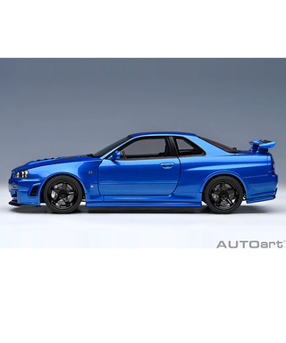 オートアート 1/18スケール ニスモ R34 GT-R Z-tune （ベイサイドブルー）/msl