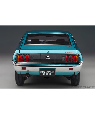 オートアート 1/18スケール トヨタ セリカ リフトバック 2000GT （RA25） 1973 （ターコイズブルー・メタリック）/msl