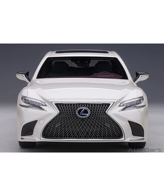 オートアート 1/18スケール レクサス LS500h （メタリック・ホワイト）/msl