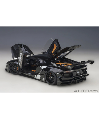 オートアート 1/18スケール LB-WORKS ランボルギーニ アヴェンタドール リミテッドエディション （ブラック）/msl