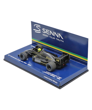 ミニチャンプス 1/43スケール ロータス ルノー 98T アイルトン・セナ 1986年 ウェザリング仕様 /msl