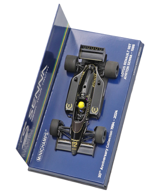 ミニチャンプス 1/43スケール ロータス ルノー 98T アイルトン・セナ 1986年 ウェザリング仕様 /msl
