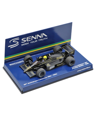 ミニチャンプス 1/43スケール ロータス ルノー 98T アイルトン・セナ 1986年 ウェザリング仕様 /msl