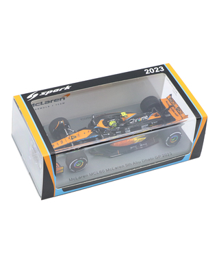 スパーク 1/43スケール マクラーレン MCL60 ランド・ノリス 2023年 アブダビGP /23f1m/msl