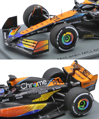 スパーク 1/43スケール マクラーレン MCL60 オスカー・ピアストリ 2023年 アブダビGP /23f1m/msl