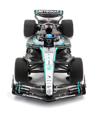 ミニチャンプス 1/18スケール メルセデス AMG ペトロナス F1 W15 E パフォーマンス ジョージ・ラッセル 2024年 オーストリアGP 優勝 /24f1m