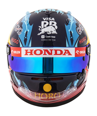 角田裕毅 オフィシャル 別注 1/2スケール 角田裕毅 2024年 ベルギーGP 『VALORANT』ヘルメット
