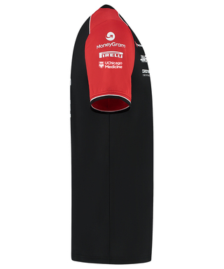 マネーグラム ハース F1 チーム Tシャツ ブラック 2025